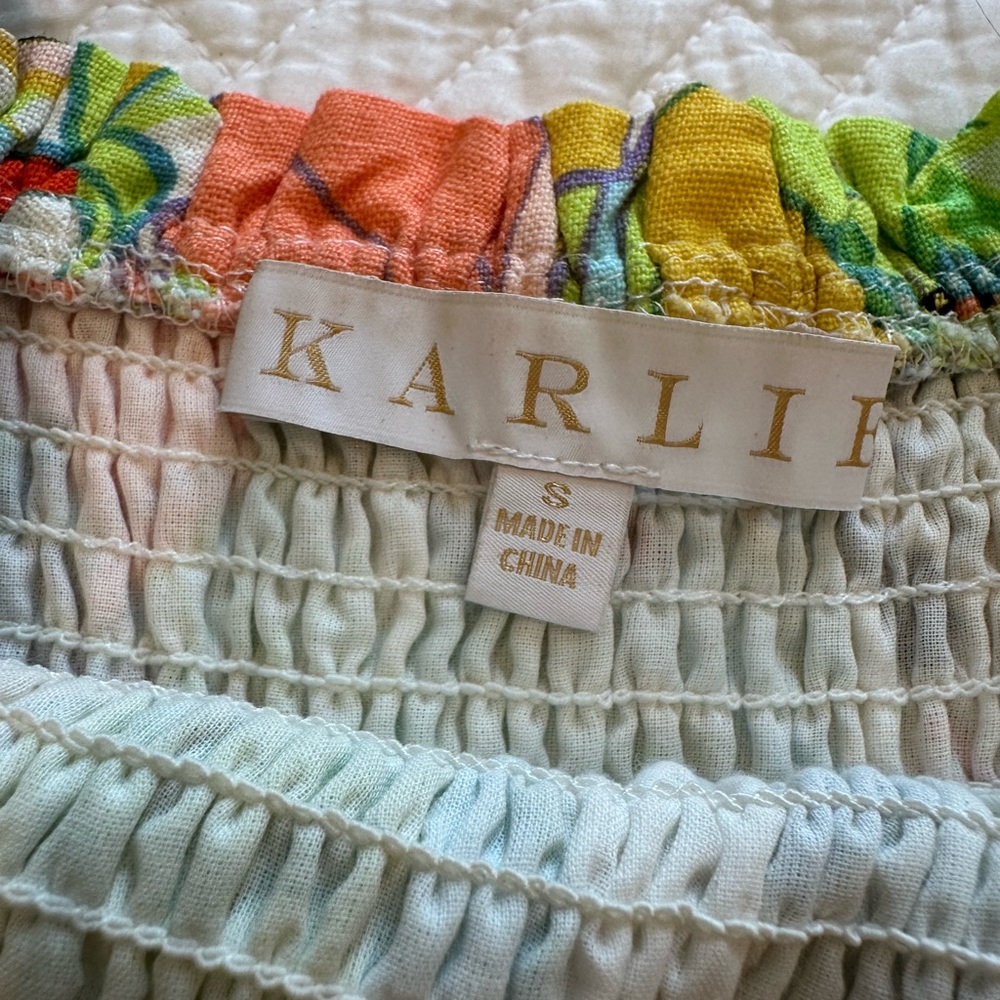 Karlie Orange Red Maxi Sundress - Picture 5 of 11